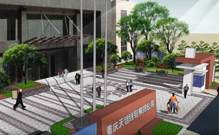 天信线缆有限公司厂区景观规划