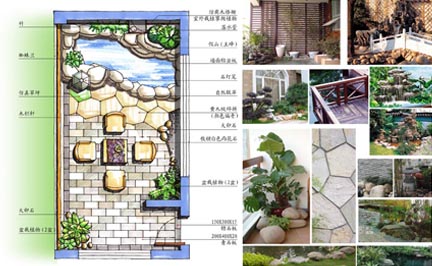 水天花园黄总私家阳台景观