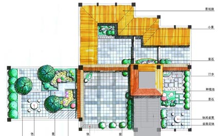 新山村外来务工服务中心屋顶花园景观