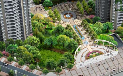 圣湖雅居小区景观设计