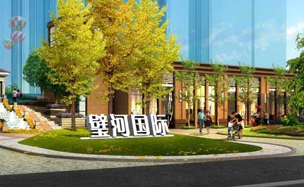 壁河国际小区景观设计