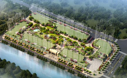 垫江县丽水南岸工程景观设计