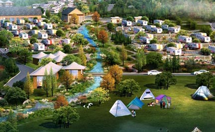 红池坝房车自驾车露营地规划